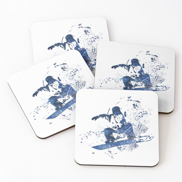 Item preview, Winter sport - snowboard art designed and sold by Elenia Design.