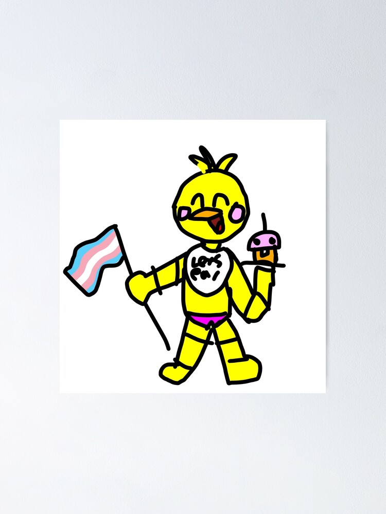 Withered Freddy says trans rights | Poster