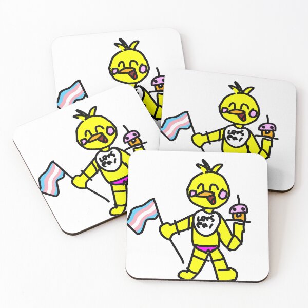 Item preview, Toy chica  says trans rights designed and sold by jacklegobrr.