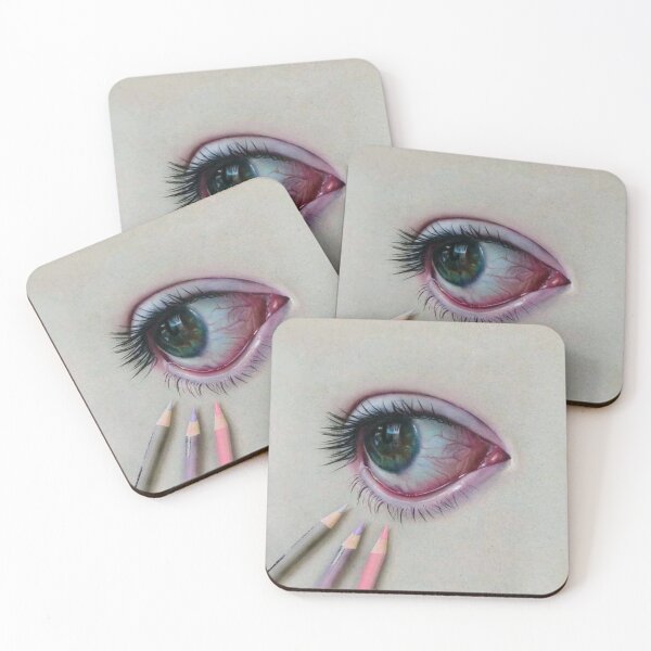 Item preview, Design in 3D Format of an Eye made up by colourful pencils designed and sold by VIVEK KUMAR RAI.