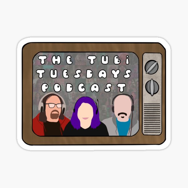 The Tubi Tuesdays Podcast 2022 Logo Sticker