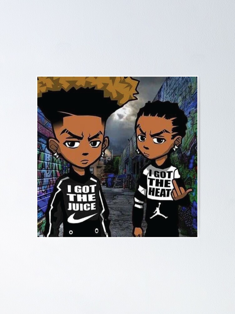 The Boondocks Huey And Riley Poster By Fosterjackson6