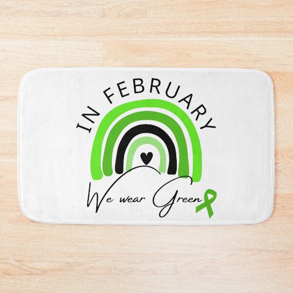 Item preview, In February We Wear Green Gallbladder Cancer Awareness Month designed and sold by MiJeDesigns.