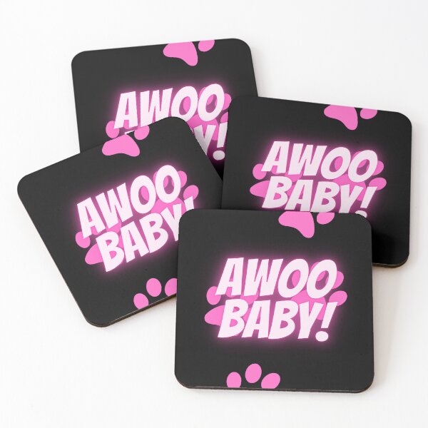 Item preview, Awoo Baby! Paw Print - Pink designed and sold by DaddyKoti.