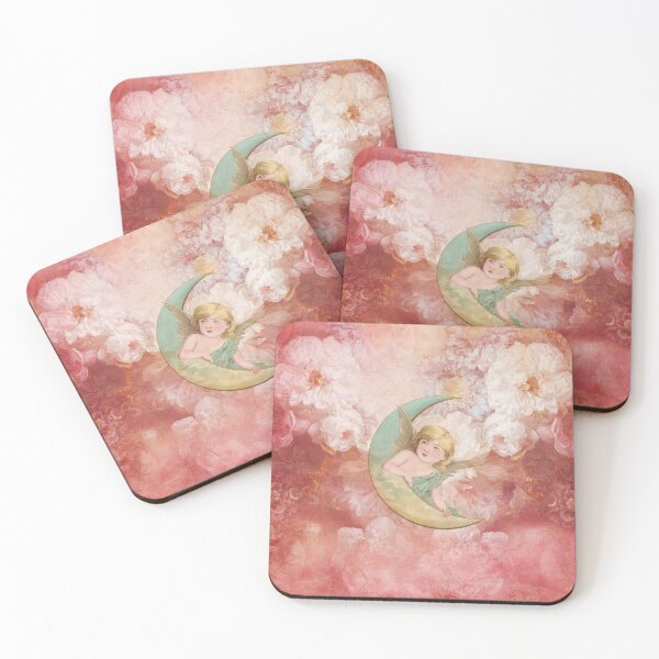 Item preview, Pink Floral Cherub designed and sold by MandysArtCorner.