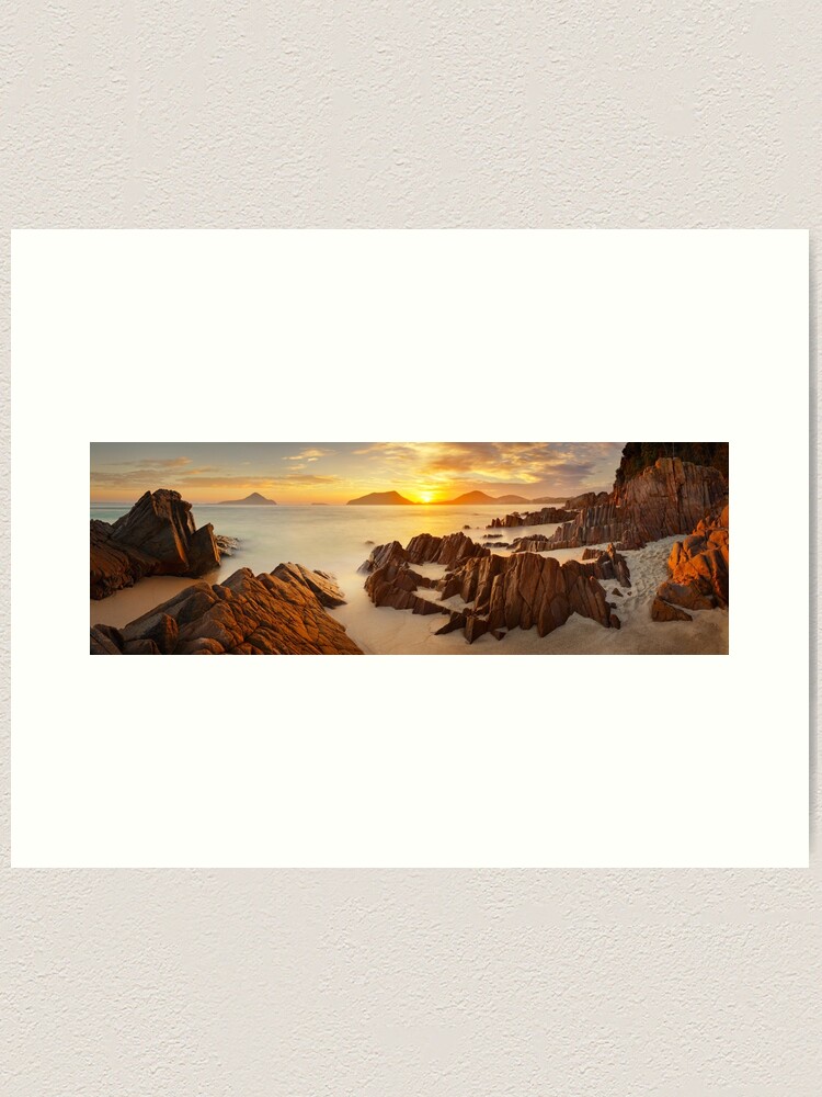 Alternate view of Shoal Bay Sunrise, New South Wales, Australia Art Print