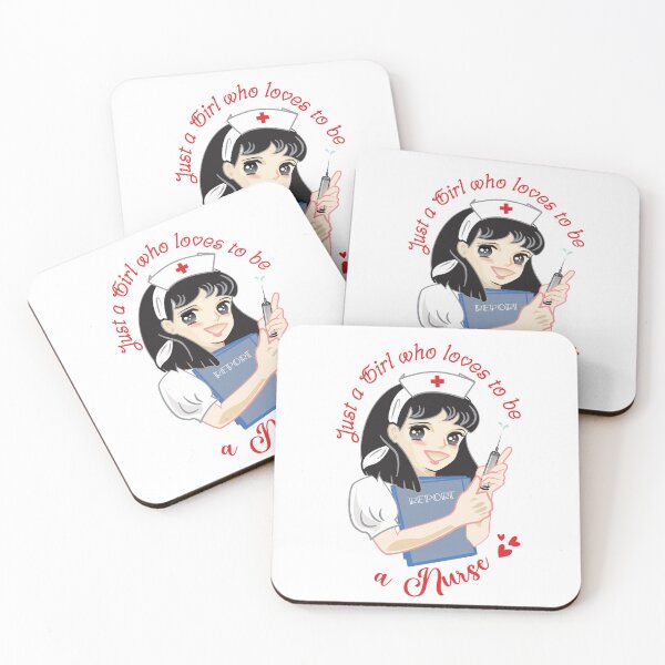 Item preview, Just a Girl who loves to be a Nurse. designed and sold by koonam.