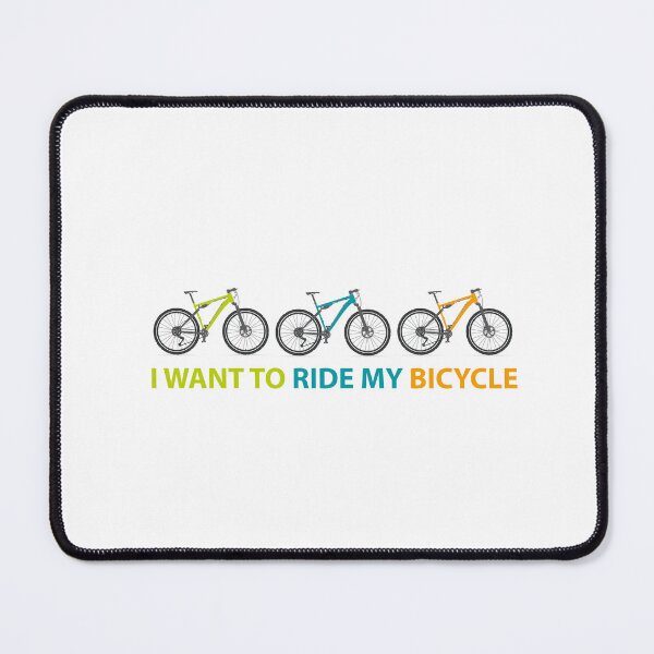 Item preview, I Want To Ride My Bicycle designed and sold by Brawni.