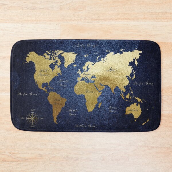 Item preview, World Map designed and sold by UrbanEpiphany.