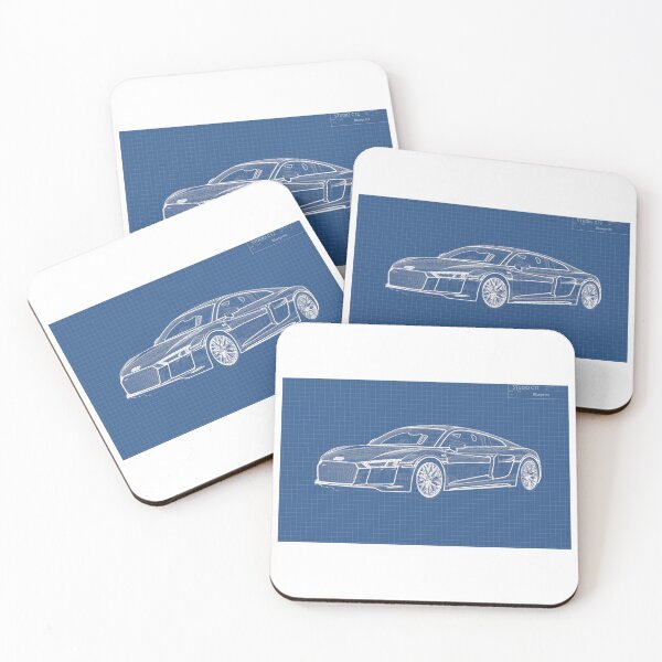 Item preview, Audi R8 v8 Blueprint designed and sold by AvoDesigns.
