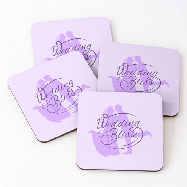 Item preview, Wedding Bliss - Deep Purple/Lt. Purple on Lt. Purple designed and sold by PawsitiveMum.