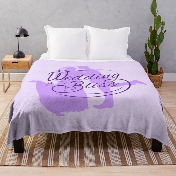 Item preview, Wedding Bliss - Deep Purple/Lt. Purple on Lt. Purple designed and sold by PawsitiveMum.
