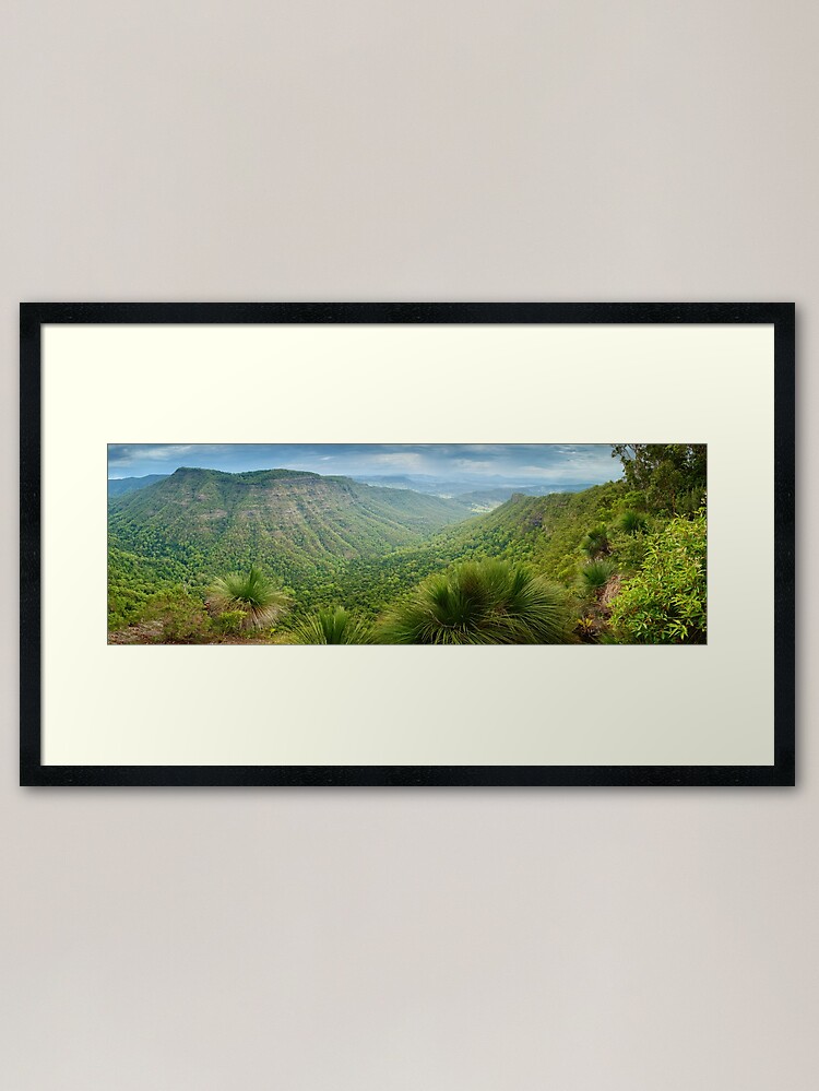 Alternate view of Moonlight Crag, Lamington National Park, Queensland, Australia Framed Art Print