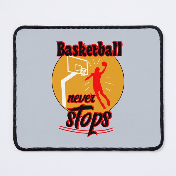 Item preview, Basketball Never Stops      designed and sold by Kaneolivershop.