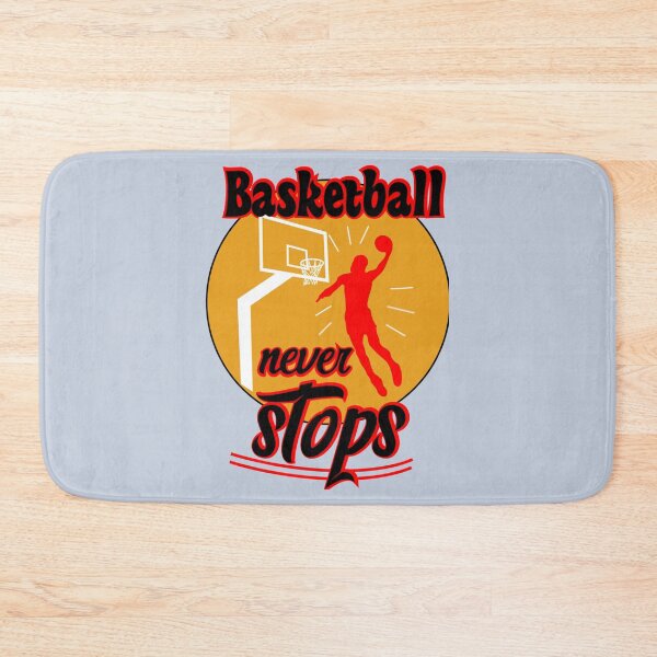 Item preview, Basketball Never Stops      designed and sold by Kaneolivershop.