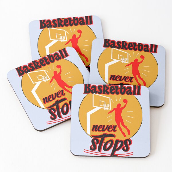 Item preview, Basketball Never Stops      designed and sold by Kaneolivershop.