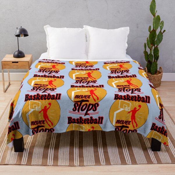 Item preview, Basketball Never Stops      designed and sold by Kaneolivershop.