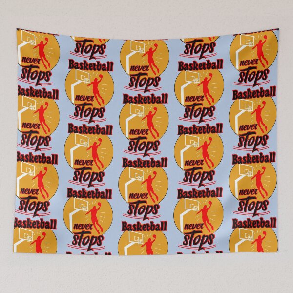 Item preview, Basketball Never Stops      designed and sold by Kaneolivershop.