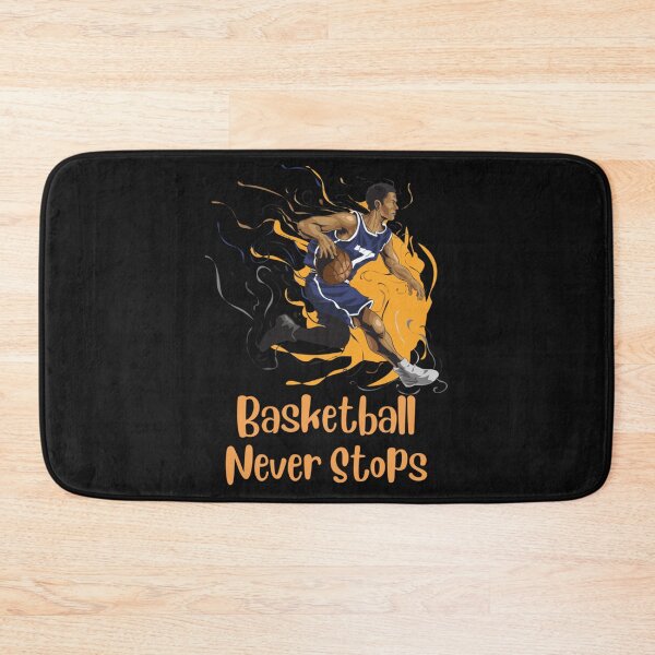 Item preview, Basketball Never Stops      designed and sold by Kaneolivershop.