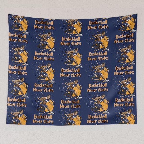 Item preview, Basketball Never Stops      designed and sold by Kaneolivershop.