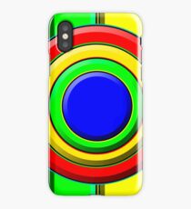 .Pattern A-5. .Expanded Scale Centered. iPhone Case