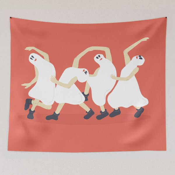 Item preview, Dancing of people in ghost costumes designed and sold by Nia-Chi.