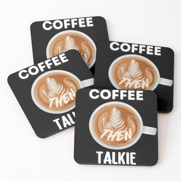 Item preview, Coffee Then Talkie Latte Art Funny Espresso Caffeine Graphic designed and sold by Locjeb.