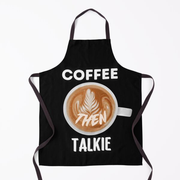Item preview, Coffee Then Talkie Latte Art Funny Espresso Caffeine Graphic designed and sold by Locjeb.