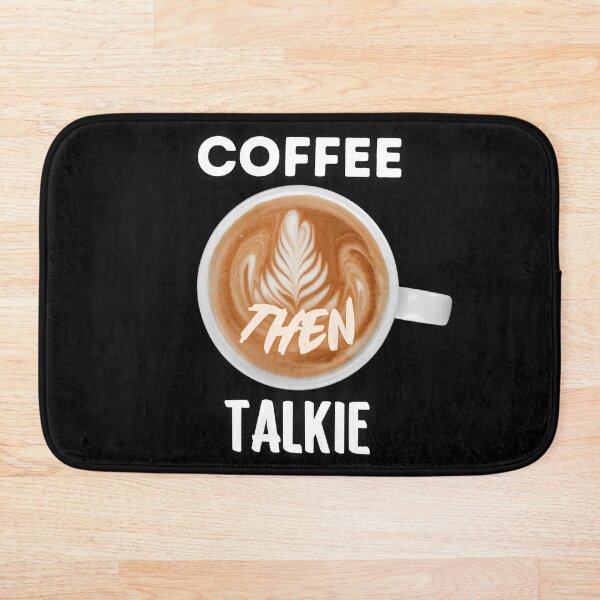 Artikelvorschau, Kaffee dann Talkie Latte Art Lustige Espresso-Koffein-Grafik entworfen und verkauft von Locjeb.