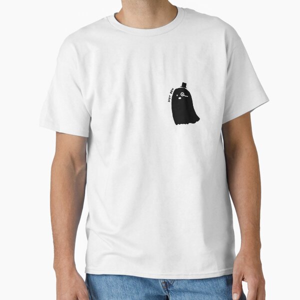 Item preview, Hot Ben the Ghost (black on white version) designed and sold by mealiebob.