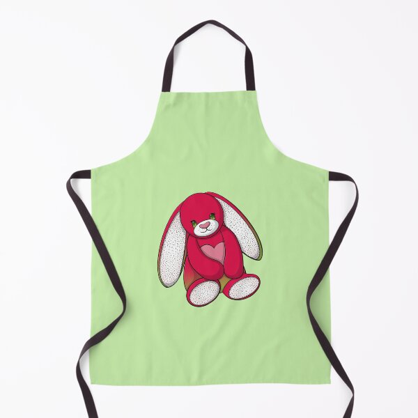 Item preview, Dragonfruit Themed Bunny Hugging A Heart designed and sold by NLDStudios.
