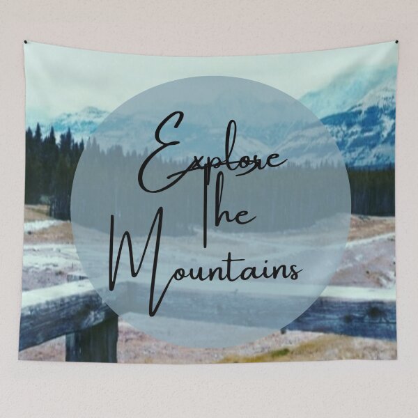 Item preview, Lets Explore The Mountains - Elegant Nature Art designed and sold by xxUniverse777.