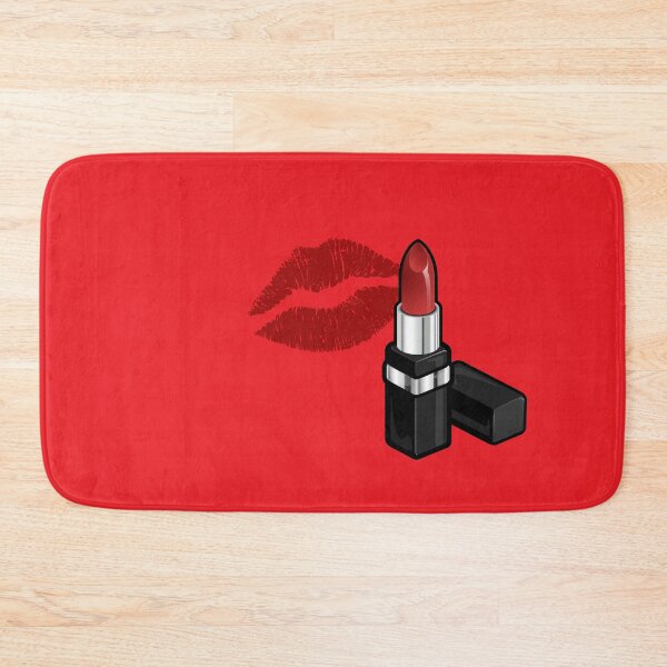 Item preview, Red Lipstick - Colorful Bathroom Art Series designed and sold by garzonetto.