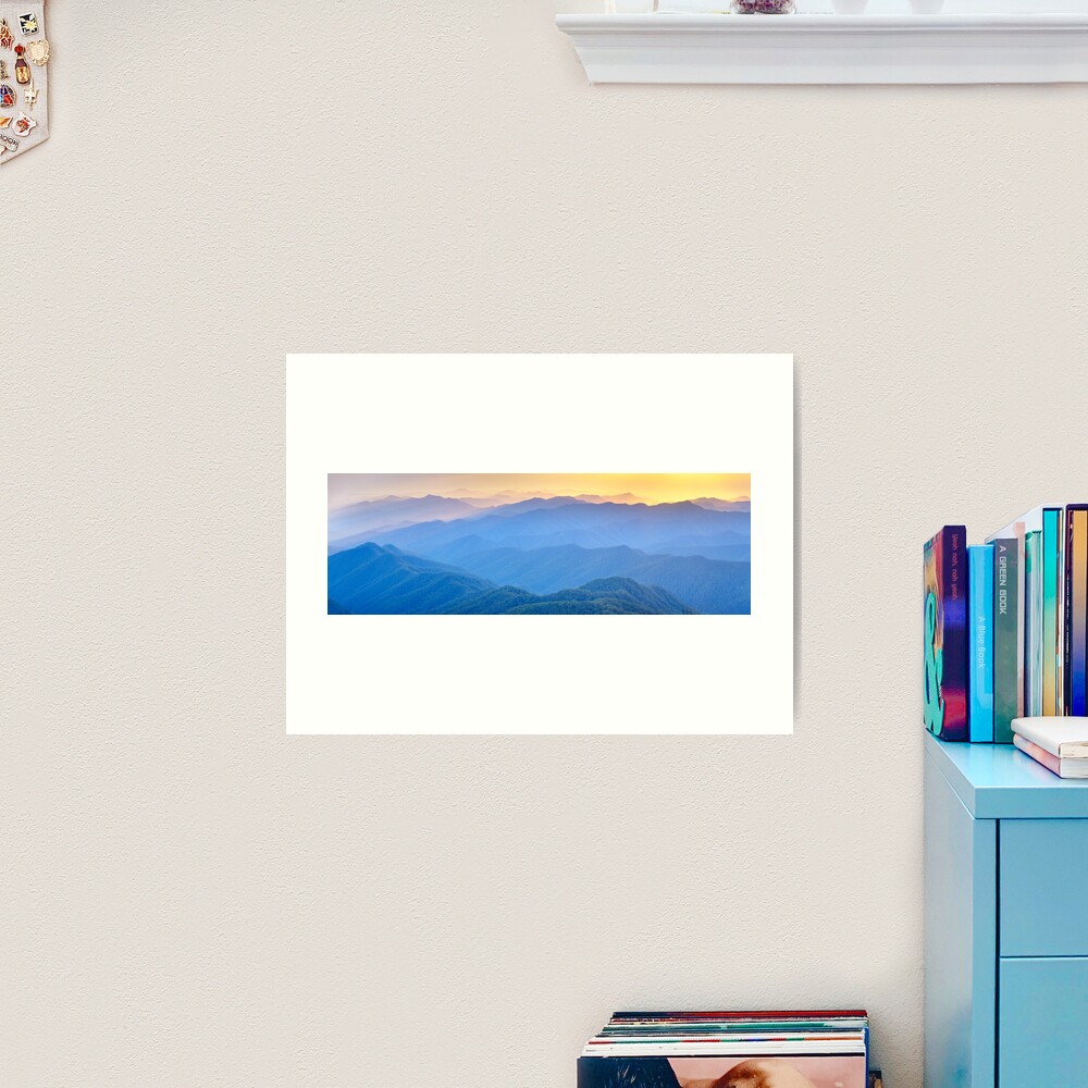 Layered Dawn, New England National Park, New South Wales, Australia Art Print
