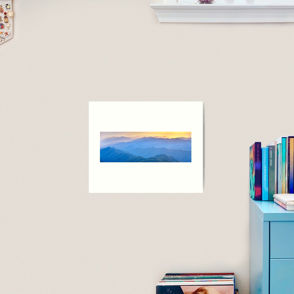 Layered Dawn, New England National Park, New South Wales, Australia Art Print