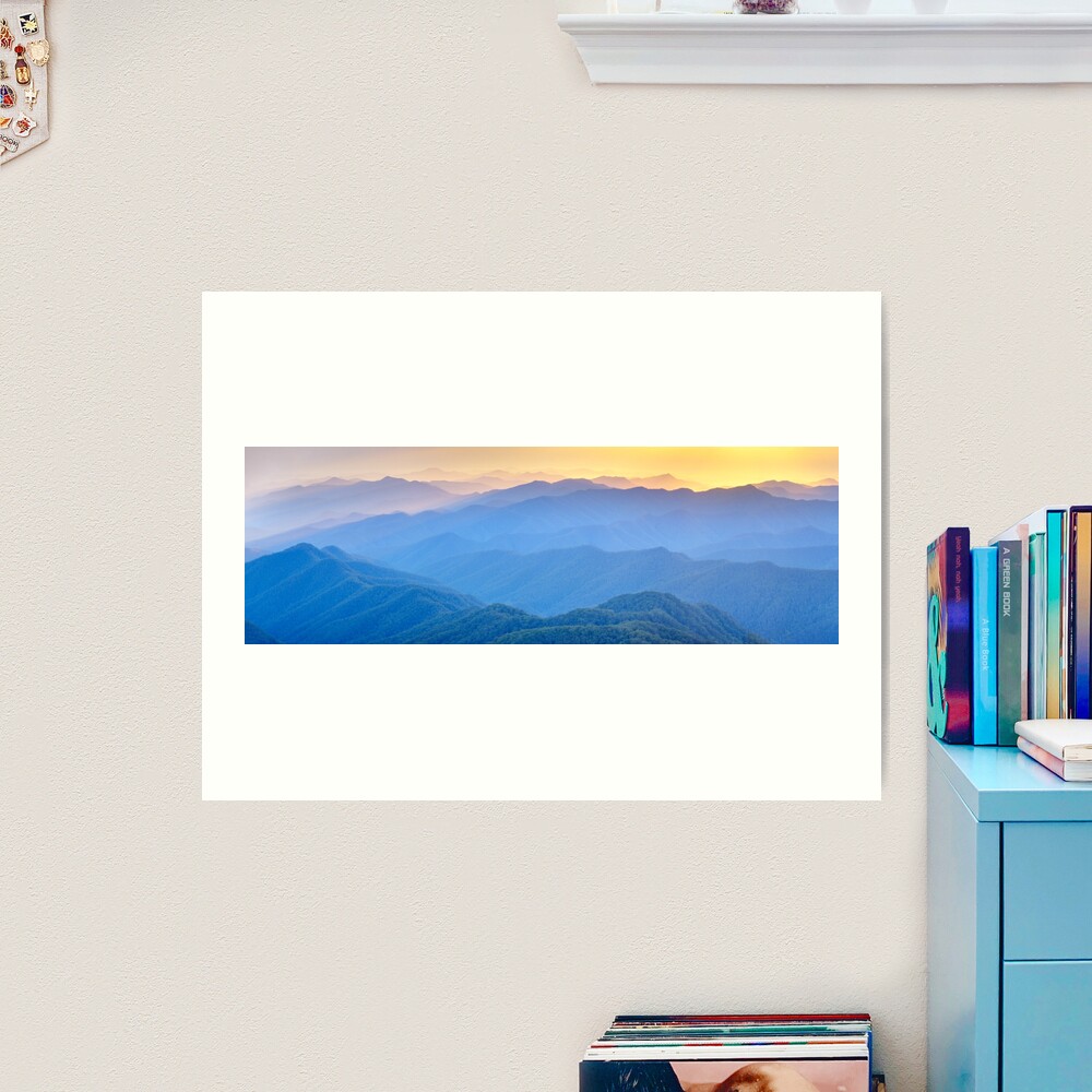 Layered Dawn, New England National Park, New South Wales, Australia Art Print