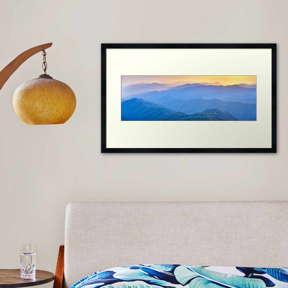 Layered Dawn, New England National Park, New South Wales, Australia Framed Art Print