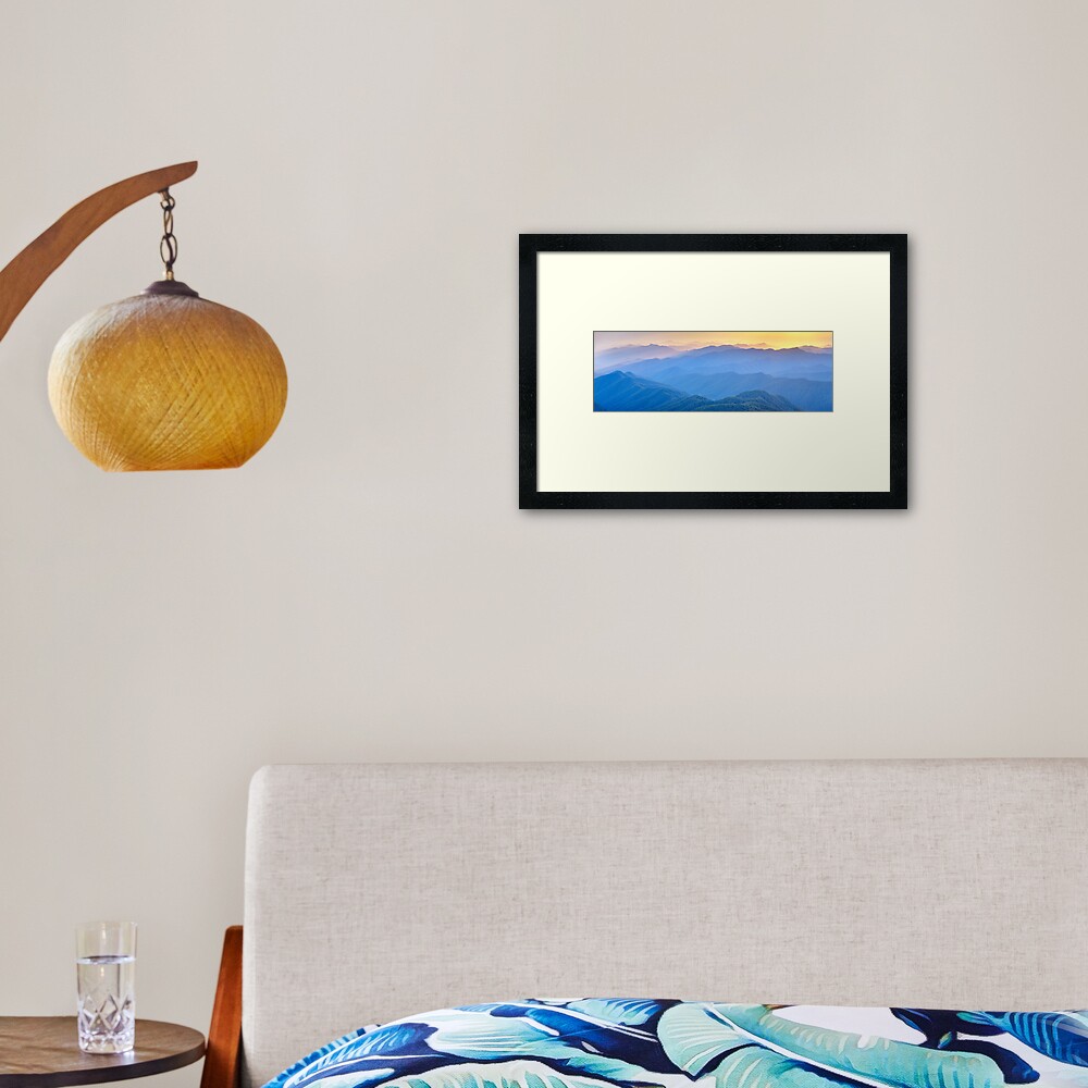 Layered Dawn, New England National Park, New South Wales, Australia Framed Art Print