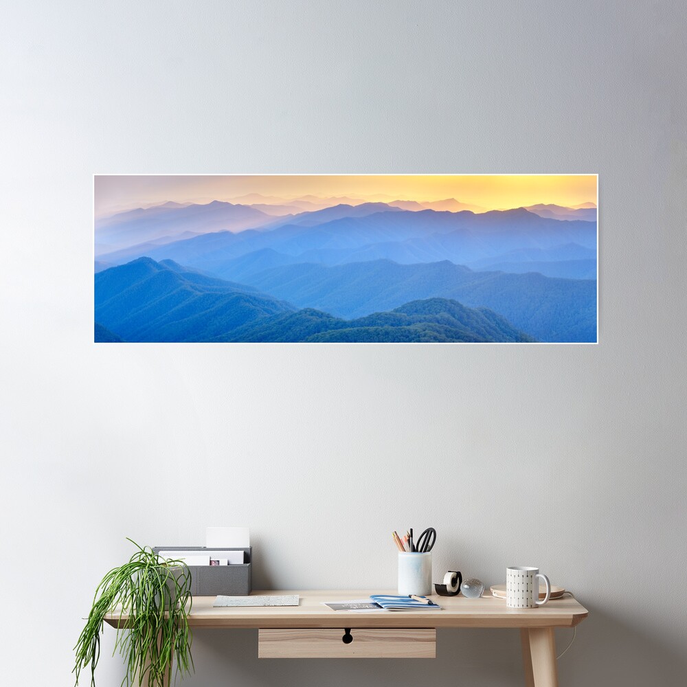 Layered Dawn, New England National Park, New South Wales, Australia Poster