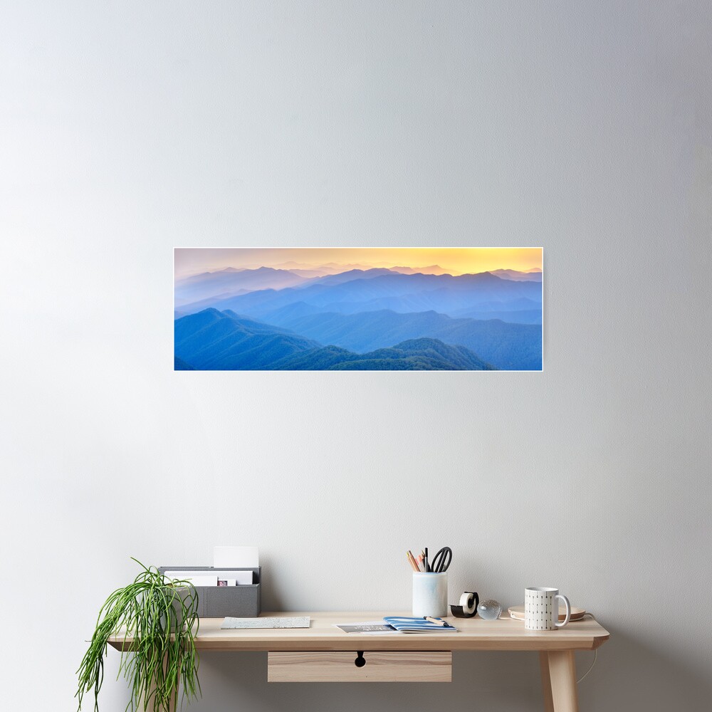 Layered Dawn, New England National Park, New South Wales, Australia Poster