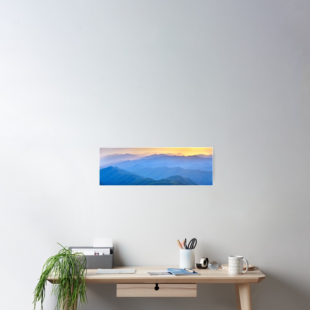 Layered Dawn, New England National Park, New South Wales, Australia Poster