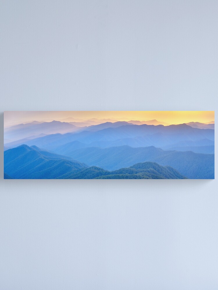Alternate view of Layered Dawn, New England National Park, New South Wales, Australia Canvas Print