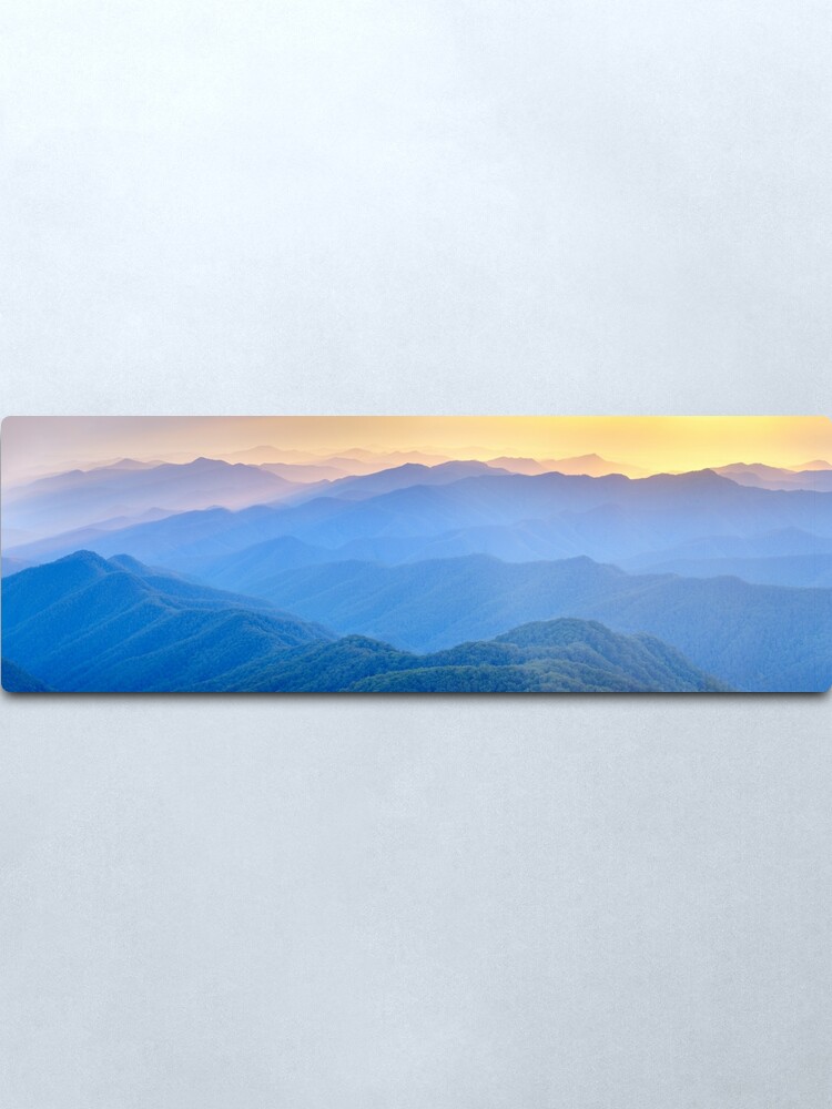 Alternate view of Layered Dawn, New England National Park, New South Wales, Australia Metal Print