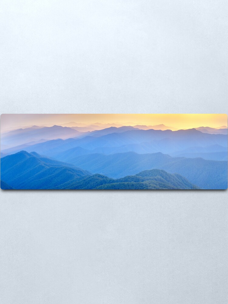Alternate view of Layered Dawn, New England National Park, New South Wales, Australia Metal Print