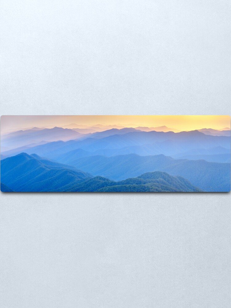 Alternate view of Layered Dawn, New England National Park, New South Wales, Australia Metal Print
