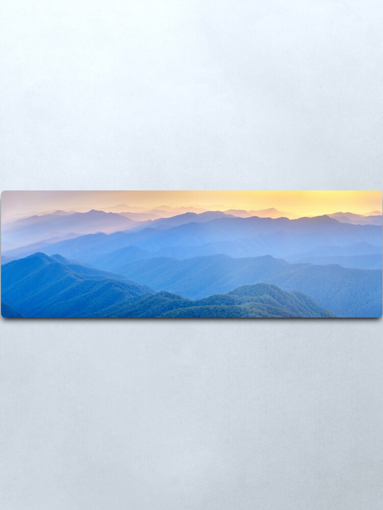 Alternate view of Layered Dawn, New England National Park, New South Wales, Australia Metal Print