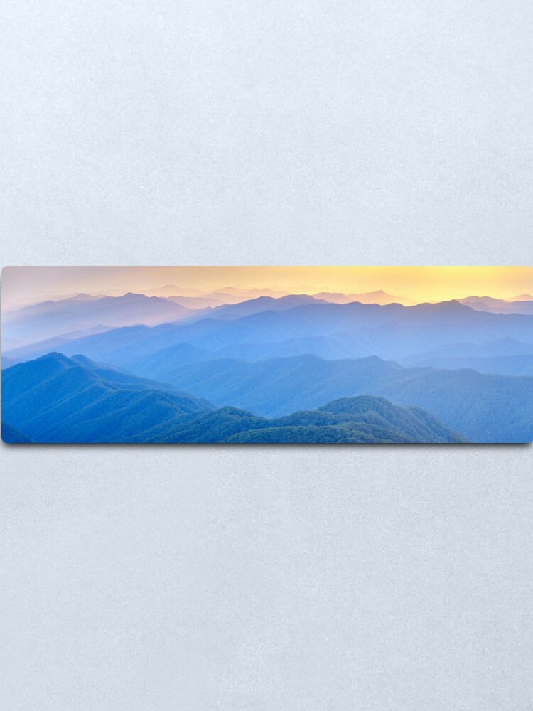 Alternate view of Layered Dawn, New England National Park, New South Wales, Australia Metal Print
