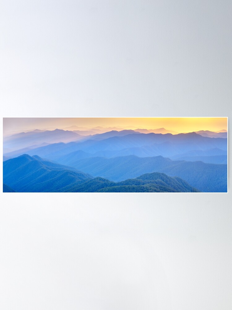 Alternate view of Layered Dawn, New England National Park, New South Wales, Australia Poster