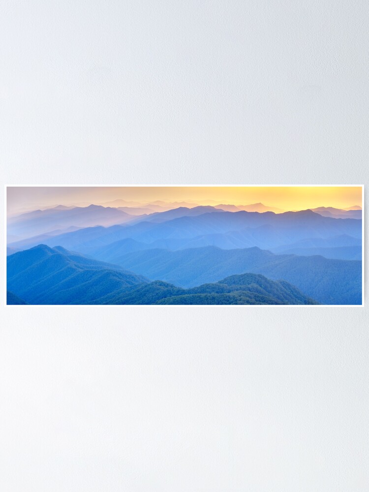 Alternate view of Layered Dawn, New England National Park, New South Wales, Australia Poster