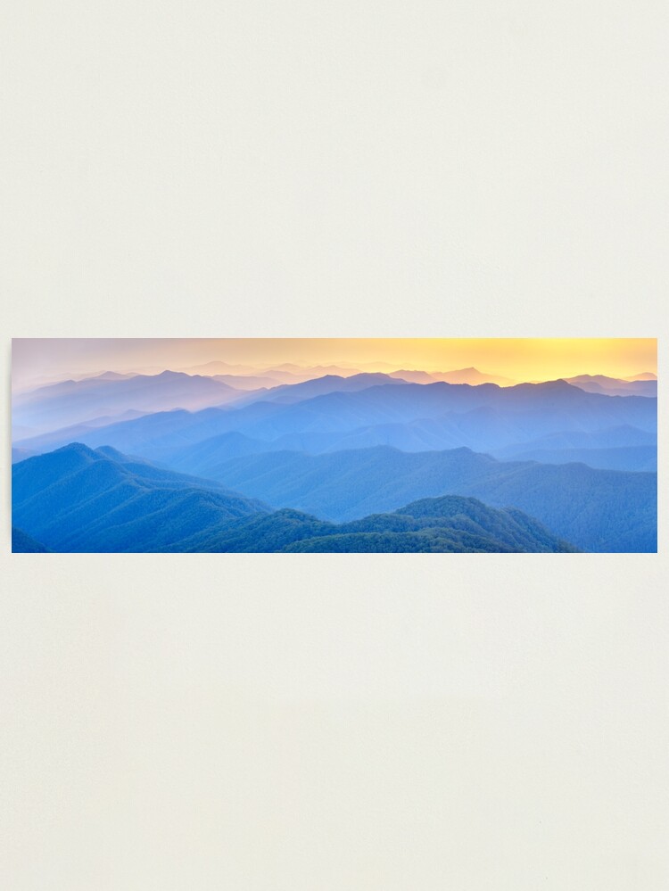 Alternate view of Layered Dawn, New England National Park, New South Wales, Australia Photographic Print
